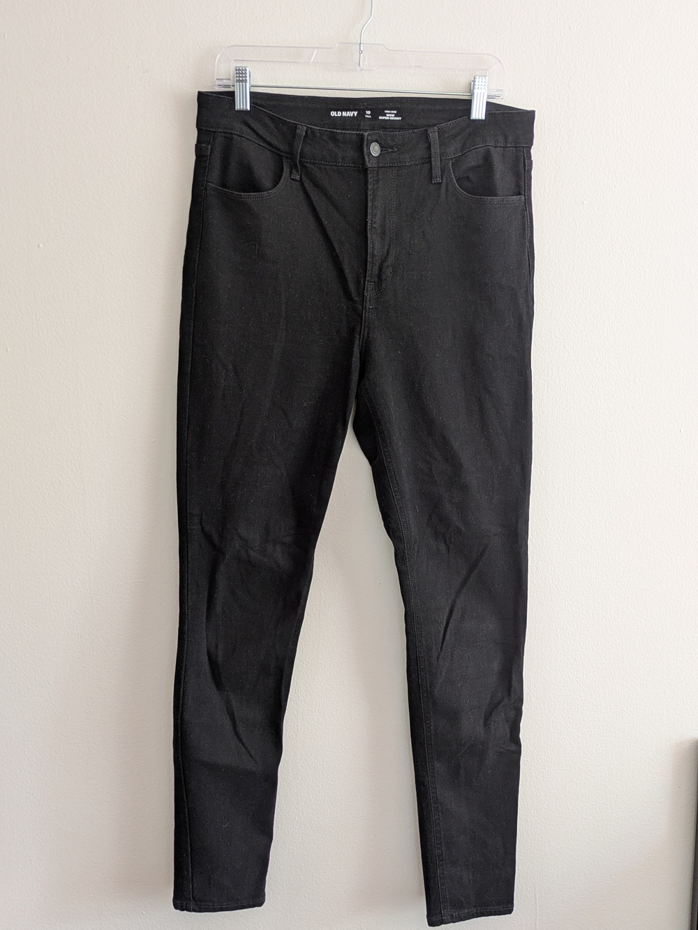 Old Navy Wow Super Skinny Black Skinny Jeans